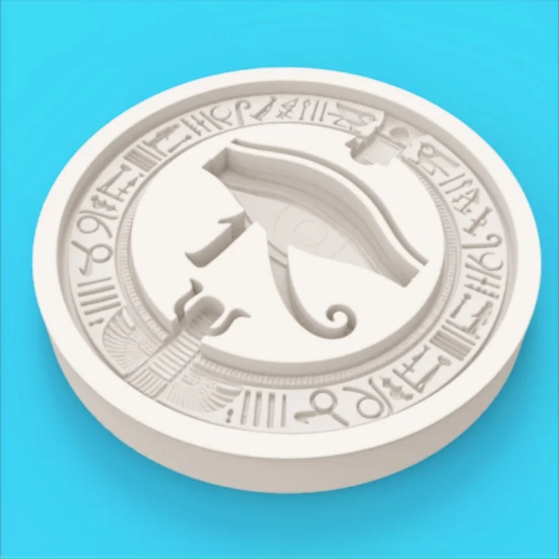 Eye of Horus Shaped Silicone Mold Fondant Chocolate Candy Making Mold - view 3