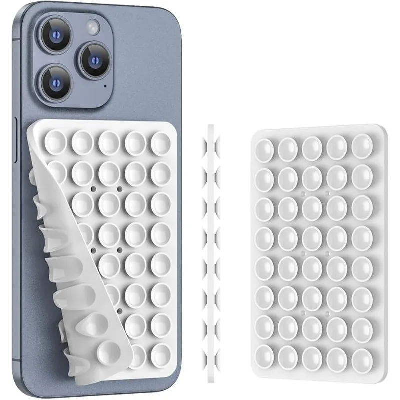 لصور السيلفي ومقاطع الفيديو وسادة ثابتة مزدوجة الوجهين كوب شفط من السيليكون جراب هاتف انفصال حامل سيليكون المطاط مصاصة الوسادة