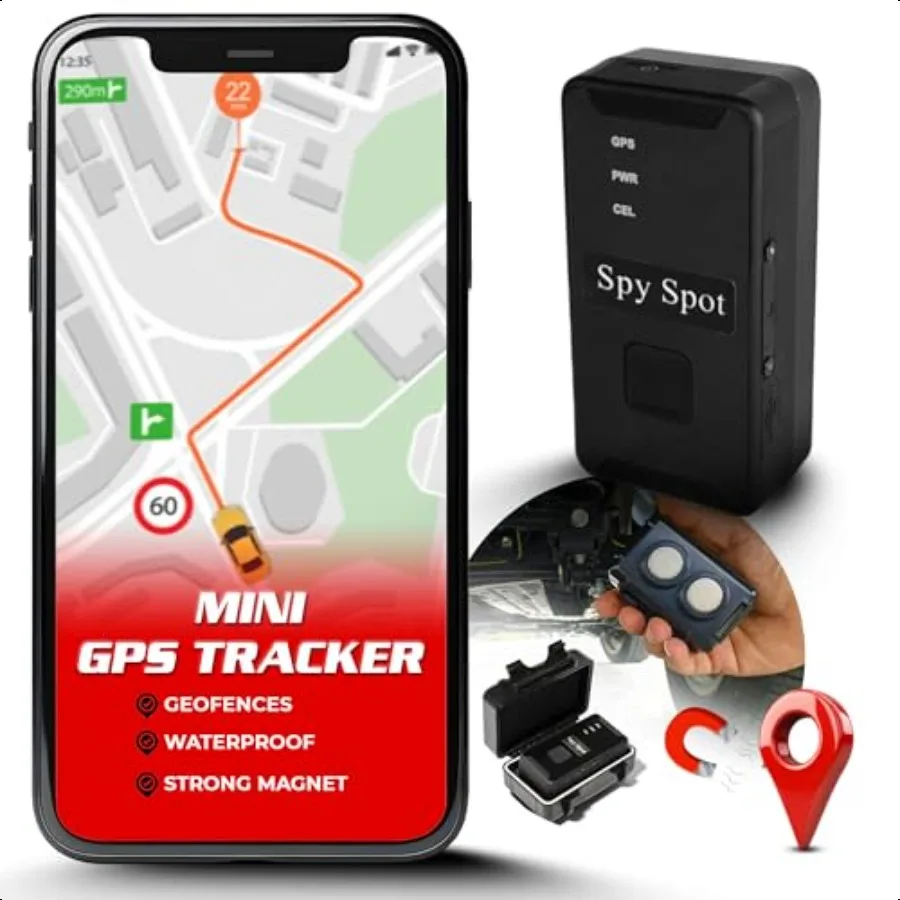 

Spy Spot GPS Tracker GL 320MG with Magnetic Waterproof Case Hidden Portable 4G Locator for Vehicles People RealTime Car Trackin