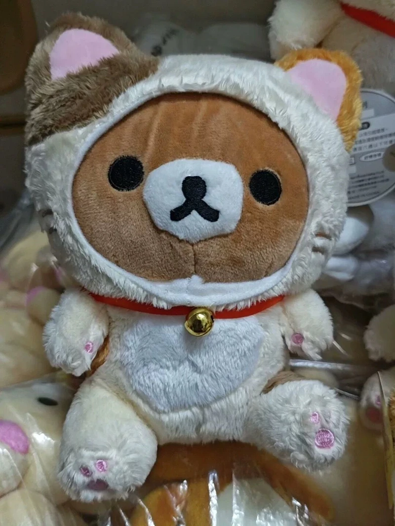 

Rilakkuma Cat Plush Toy Anime Bear Kawaii Stuffed Animals Cute Kids Toys for Girls Children Gift