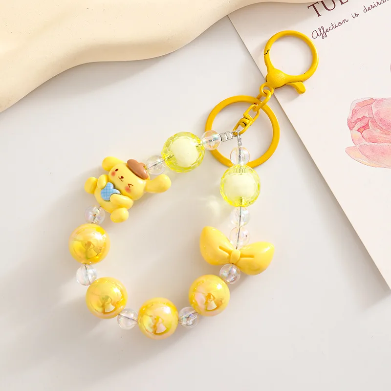 สายคล้องโทรศัพท์มือถือลายการ์ตูนซานริโอ้, พวงกุญแจเฮลโลคิตตี้สุดสร้างสรรค์, จี้กระเป๋าสำหรับสาวๆ, เครื่องประดับแฟชั่นน้องหมาคาวาอี้, ของขวัญ