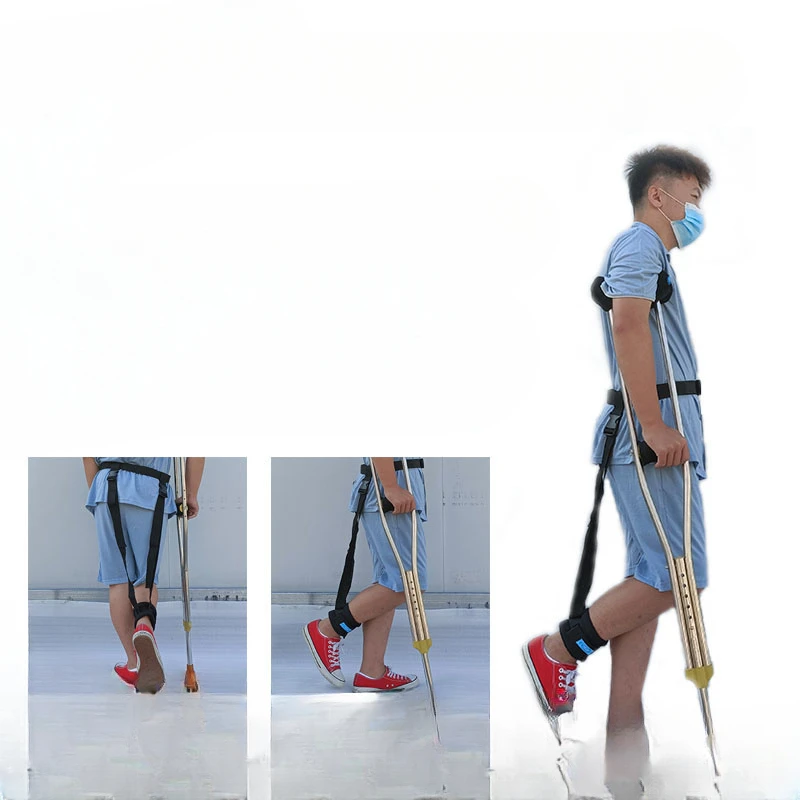 Assisted leg lifting straps for elderly people with hemiplegia, stroke walking, foot lifting, fracture patient supplies