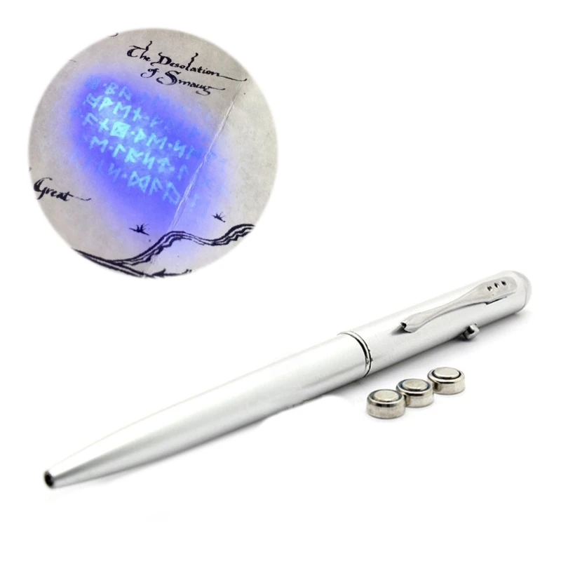 ADWE stylo à encre Invisible stylo à lumière UV stylo à bille en métal papeterie amusante pour enfants cadeau