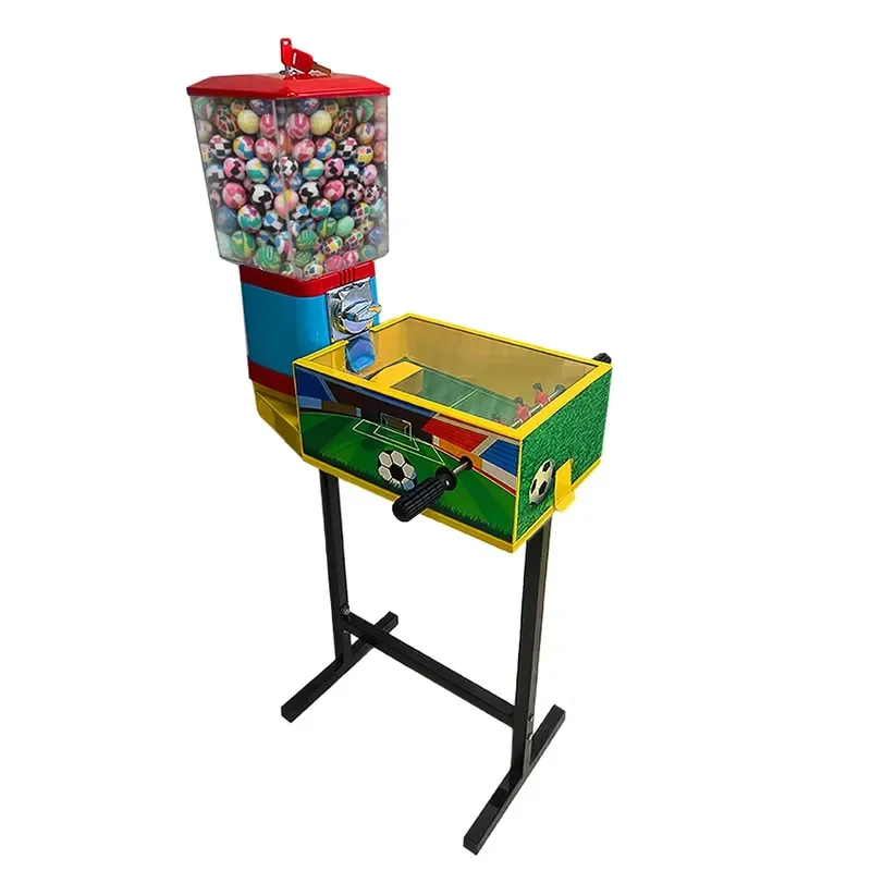 for ZENJET Bouncy Ball Vending Machine Toy Mini Table Football Soccer Machine for Small Business Idea