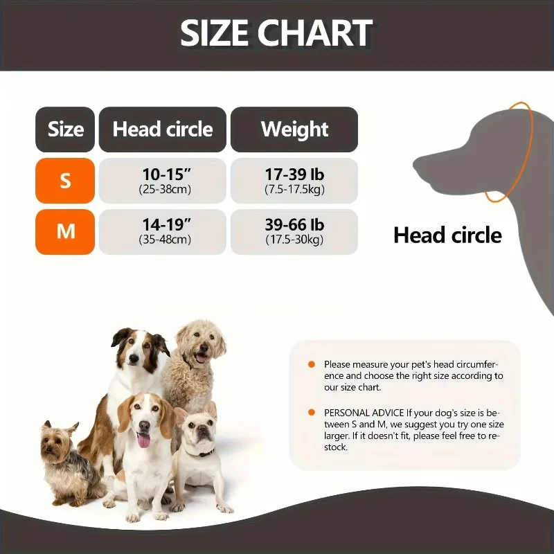 1Pc Adjustable Dog Ear Muffs Noise Reduction Comfortable Quiet Headgear Soothing Head Wrap for Bathing Grooming Thunder