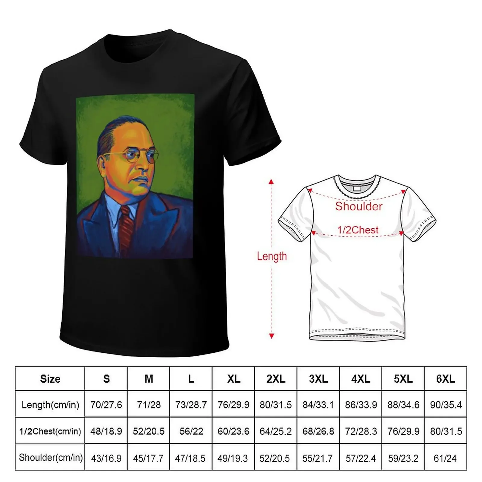 Bhimrao Ramji Ambedkar T-Shirt vintage t shirts shirts graphic tees summer top Men's t shirts