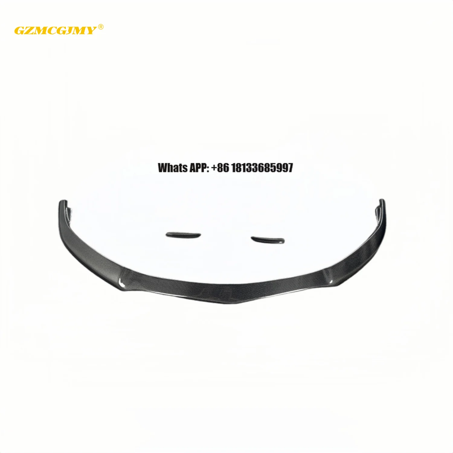 

High Quality Car Bumper Front Separator Suitable for Mercedes Benz W205 C63S BK Style Carbon Fiber Front Lip