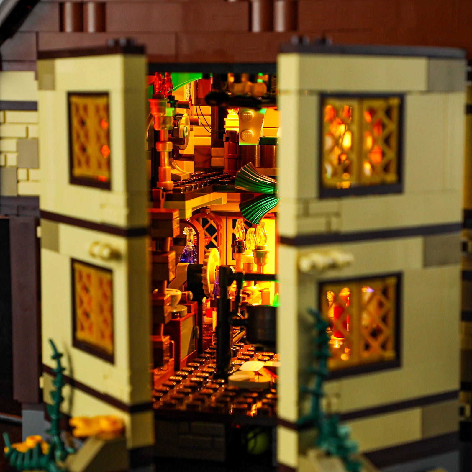 Lighting Set For LEGO Hocus Pocus The Sanderson Sisters' Cottage 21341 Not Include Building Block (Only Led Light Kit)