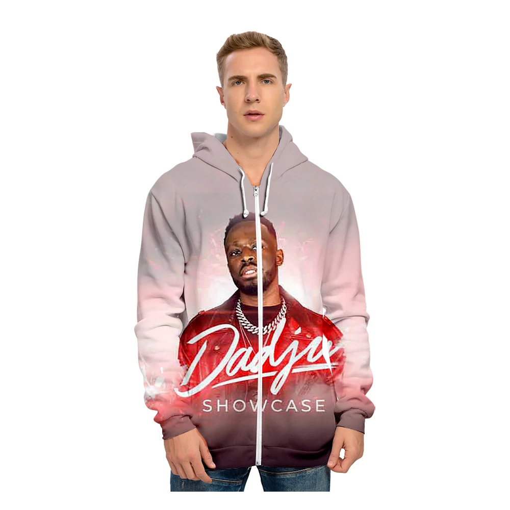 Dadju music fans  hoodies sweatshirt Printed graphic pop hip hop internet celebrity  sweatshirt casual hoodies swearshirt zipper