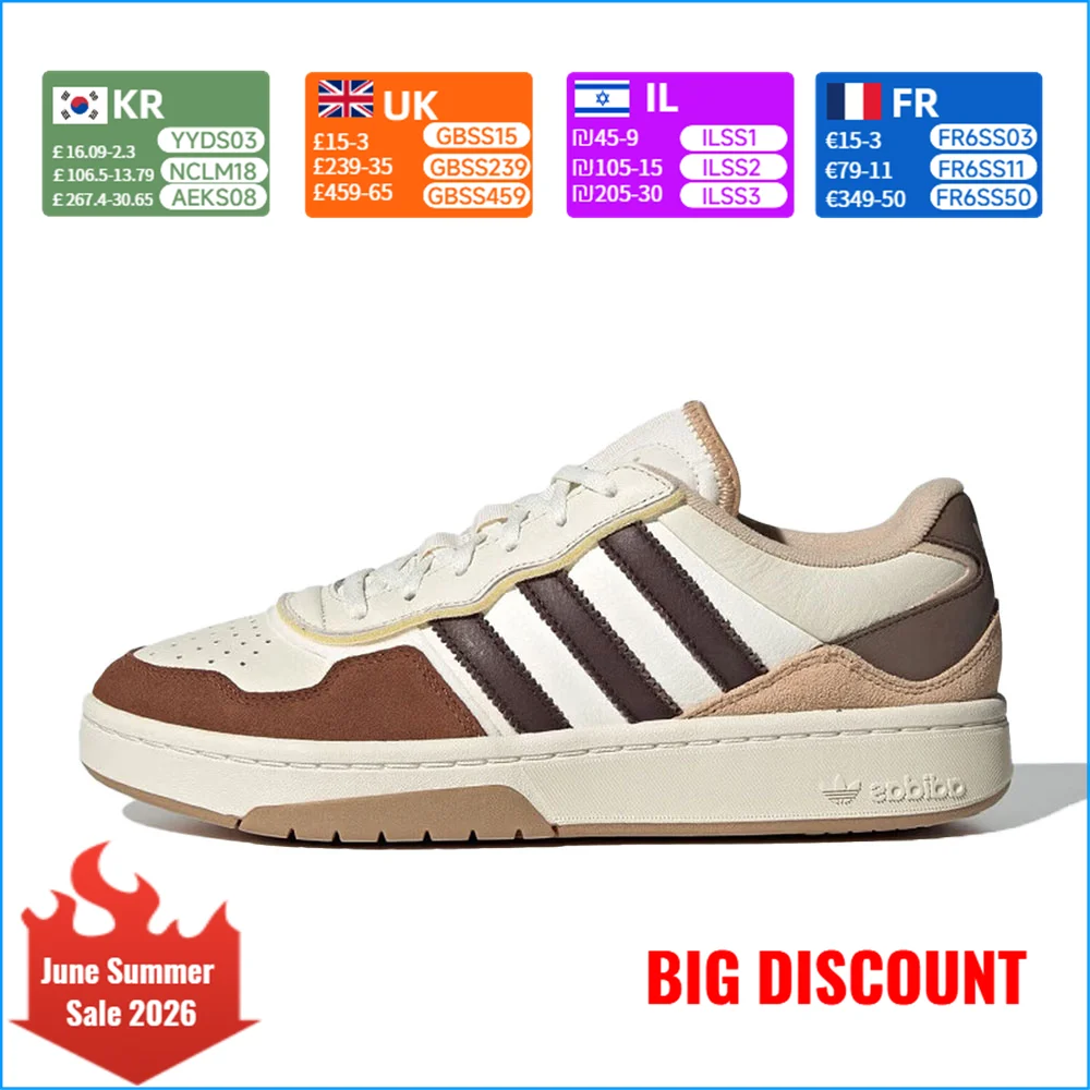 

adidas Originals Courtic Unisex Sneakers Classic Retro Design Comfort Cushioned Durable Support Casual Shoes JQ3152