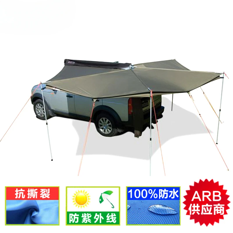 Roof tent awning car outdoor car side tent car canopy pergola luggage rack side tent fan