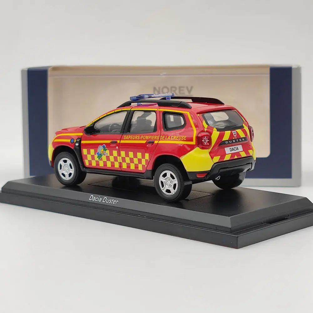 Norev 1/43 Dacia Duster 2020 Sapeurs Pompiers De La Creuse Diecast Models Car Christmas Gift Limited Collection