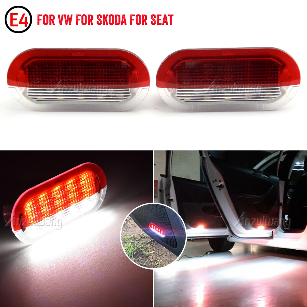 

LED Courtesy Lamp Door Light White light For VW Golf Beetle Cabrio Jetta Bora Polo Sharan Vento Touran Skoda Octavia Seat Al