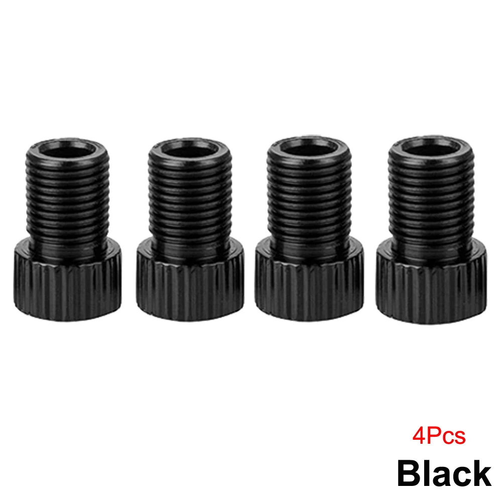 4Pcs Presta Valve Adapter - Convert Presta to Schrader - French/UK to US - Inflate Tire Using Standard Pump or Air Compressor — 1