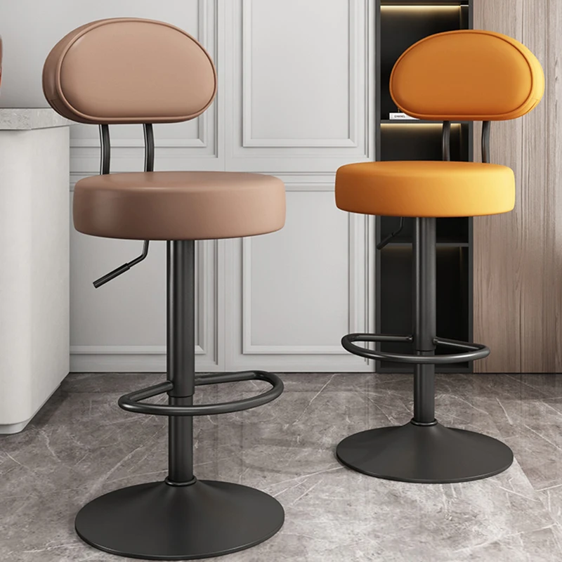 

Bar Chairs Cash Register Simple And Modern Backrest Chairs Rotating And Lifting Commercial Swivel Chairs Furniture