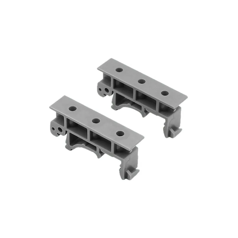 Mounting adapter can be used as end stop  gray green black Circuit Board Mounting Bracket For Mounting DIN Rail