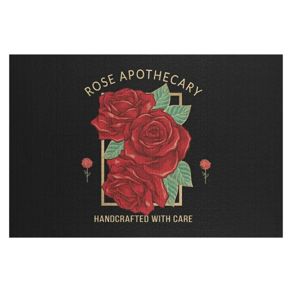 Red Rose Apothecary Jigsaw Puzzle Personalize Anime Customizable Child Gift Custom Photo Puzzle