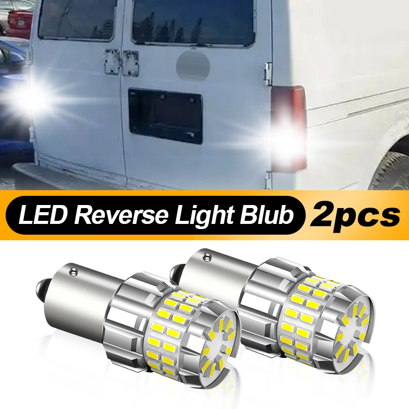 2pcs Canbus LED Reversing lights 1156 P21w Ba15s 7506 For Chevrolet Astro 1995-1997 1998 1999 2000 2001 2002 2003 2004 2005