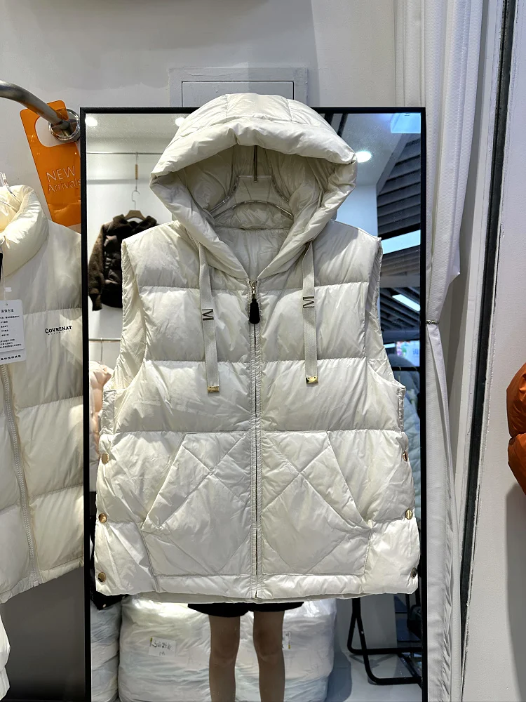 Damska pikowana kamizelka z wzorem w romby, płaszcz puchowy, koreański styl, ciepła, do noszenia na co dzień, jesień-zima, nowość...