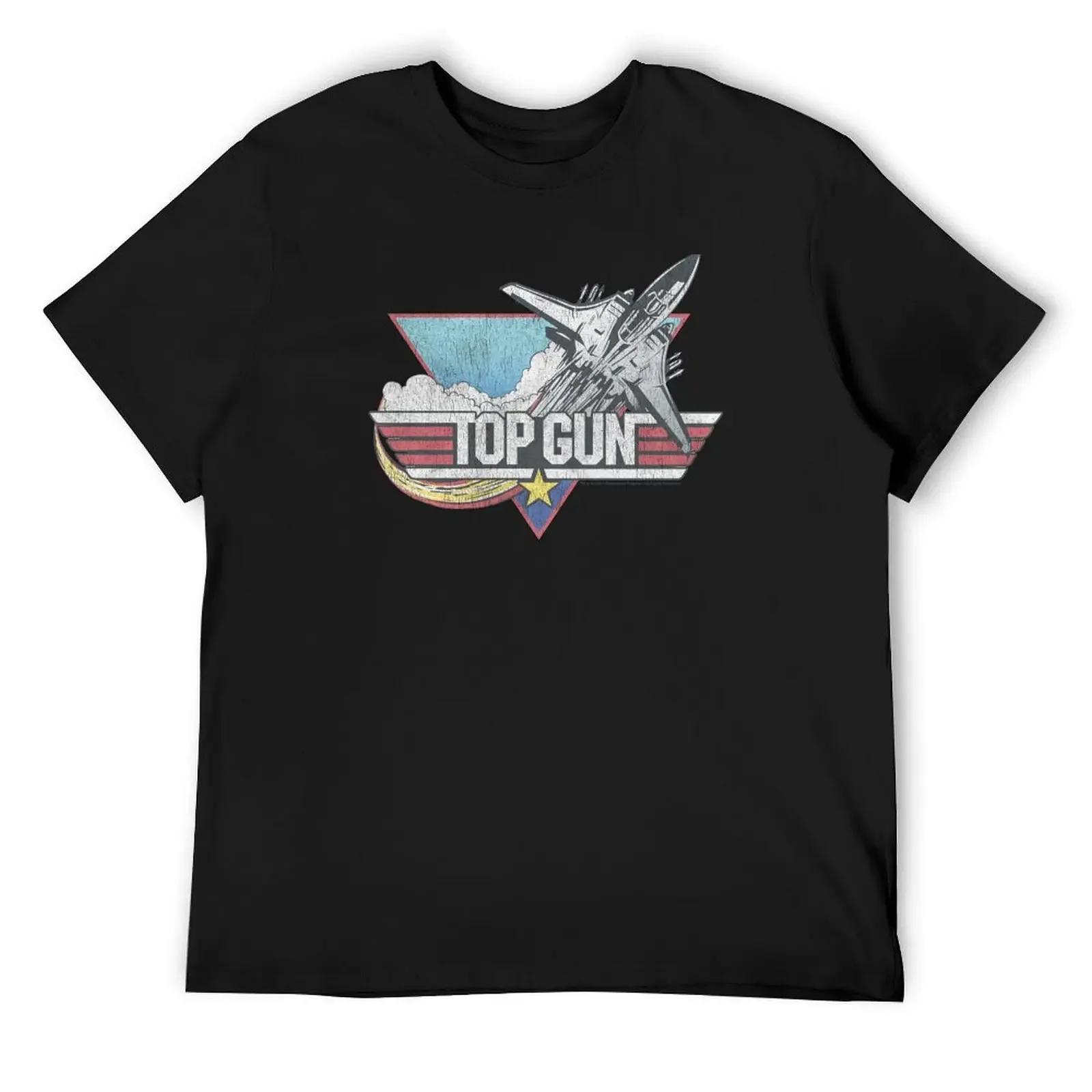 

Top Gun Retro Inverted Jet Logo T-Shirt Short sleeve tee baggy shirts aesthetic clothes mens fashion