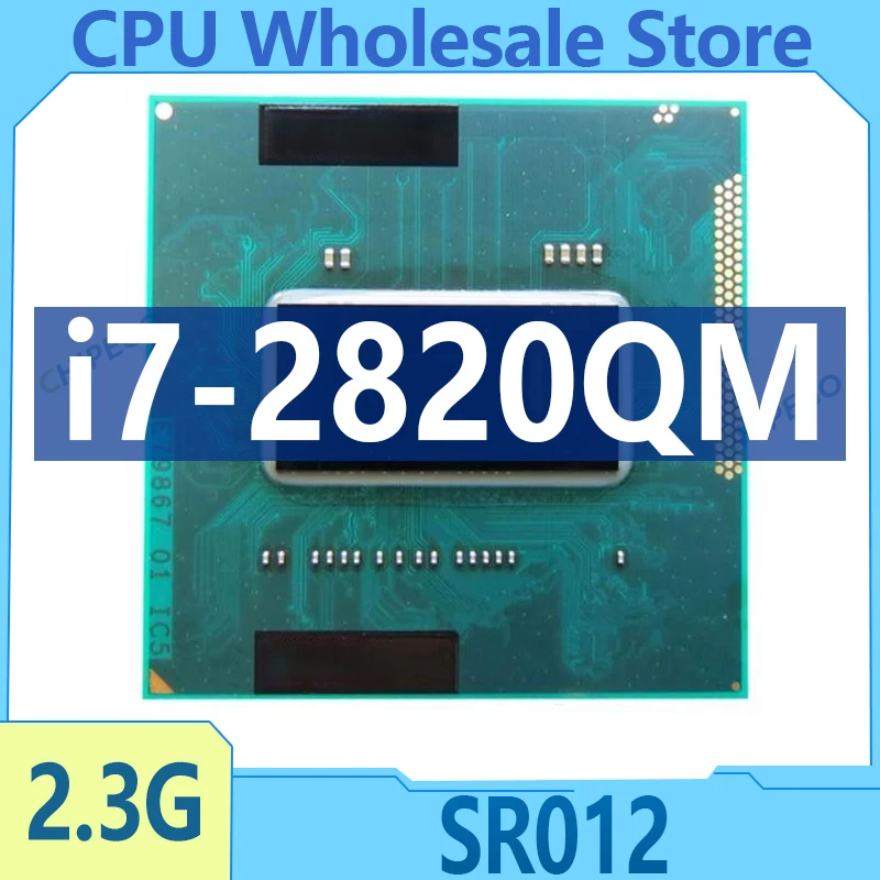 Core i7-2820QM SR012 i7 2820QM 2.3 GHz CPU Processor 8M 45W Socket G2 / rPGA988B