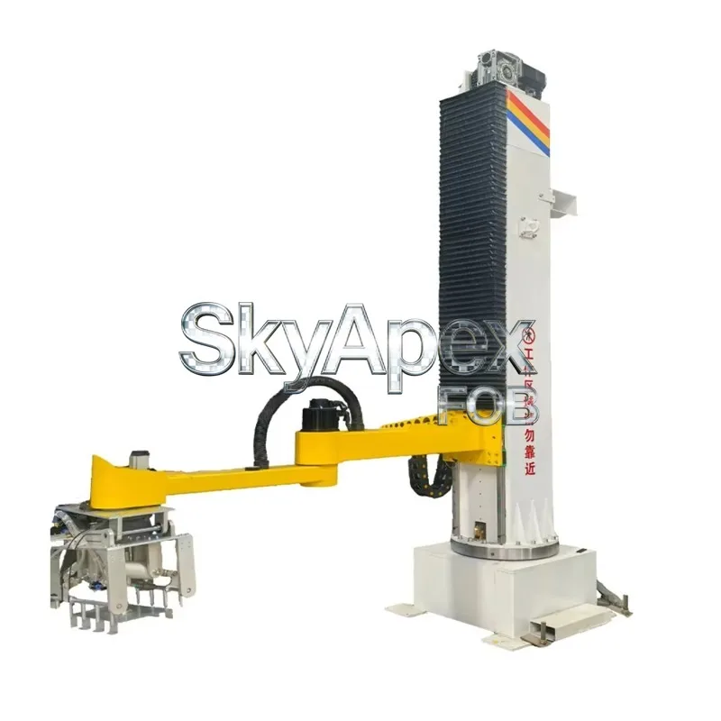 Automatic Column Jib Palletizing Machine Intelligent Handling Equipment For Carton Barrel  Bag Goods In Food Factory FOB