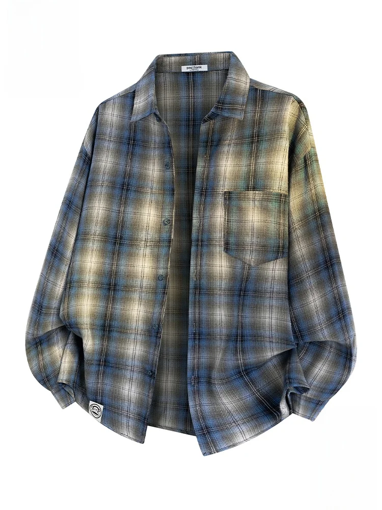 

Мужская верхняя одежда Paul Frank с длинным рукавом, контрастная расцветка, весенняя модная брендовая куртка, повседневная, из полиэфирного волокна