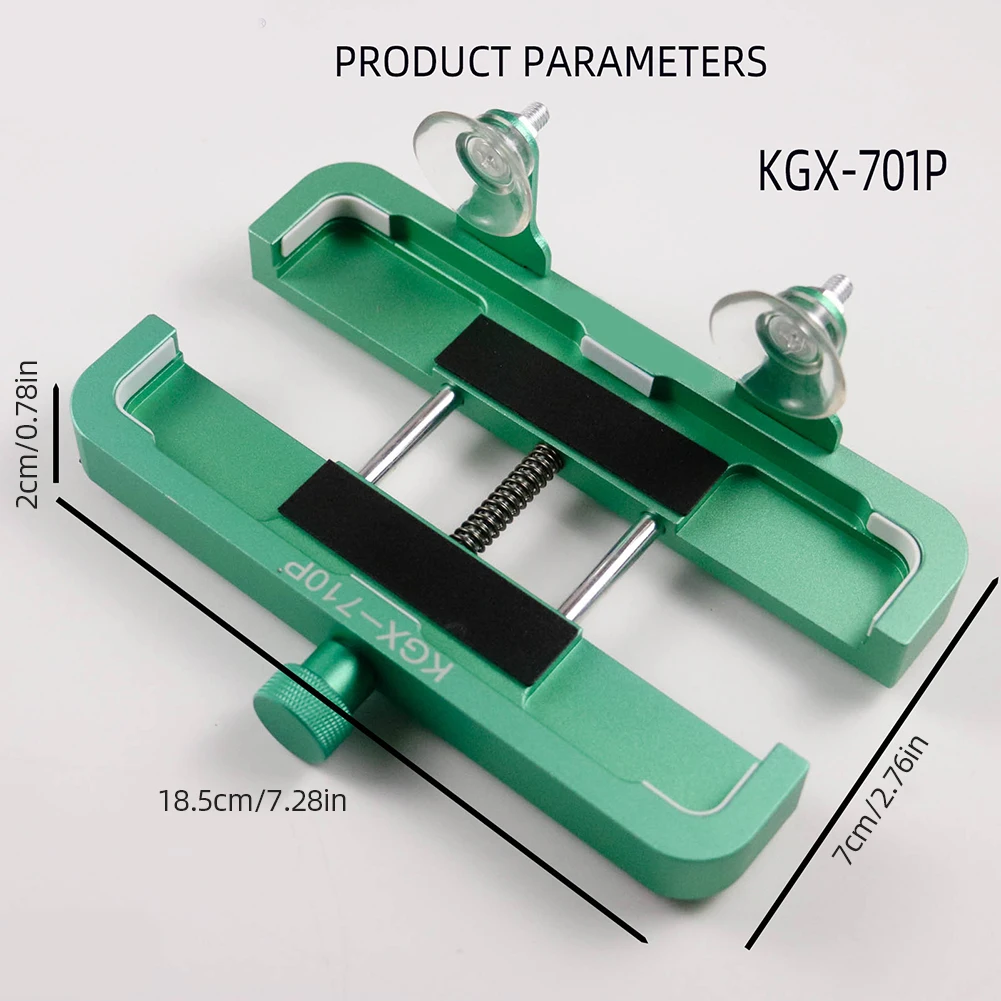 Mobile Phone Repair Fixture Strong Suction Cup Screen Side Hanging Repair Clamp Multipurpose Metal for Iphone X/12/13/14 Pro Max