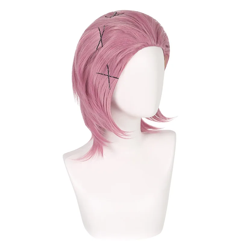 Windjacke Cosplay Perücke von Miharu Kiryu Kurzes Haar für Windjacke-Charakter