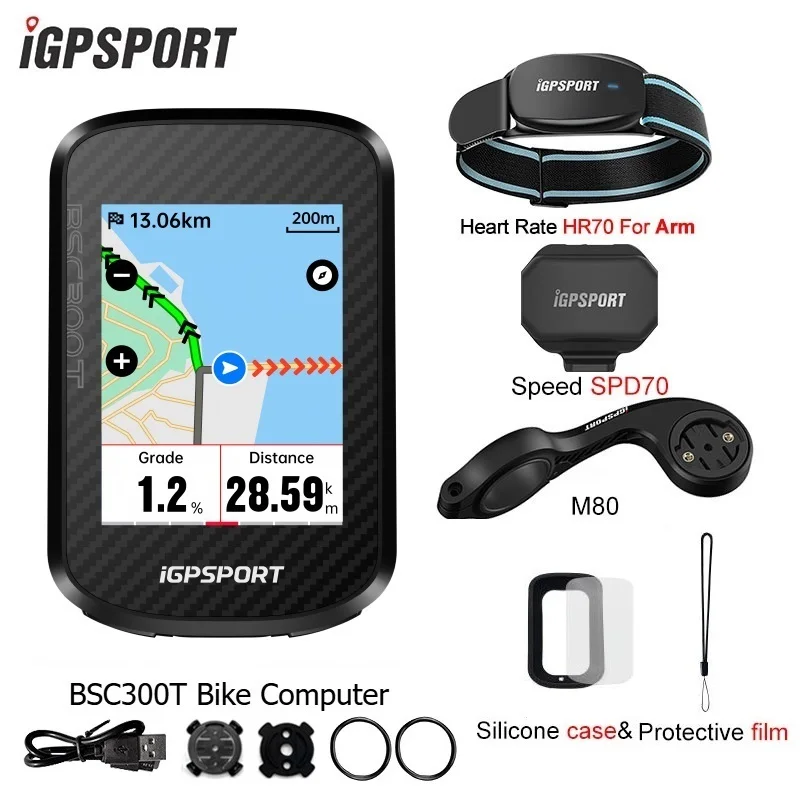 iGPSPORT BSC300T Bike GPS Computer Cycling Wireless Speedmeter