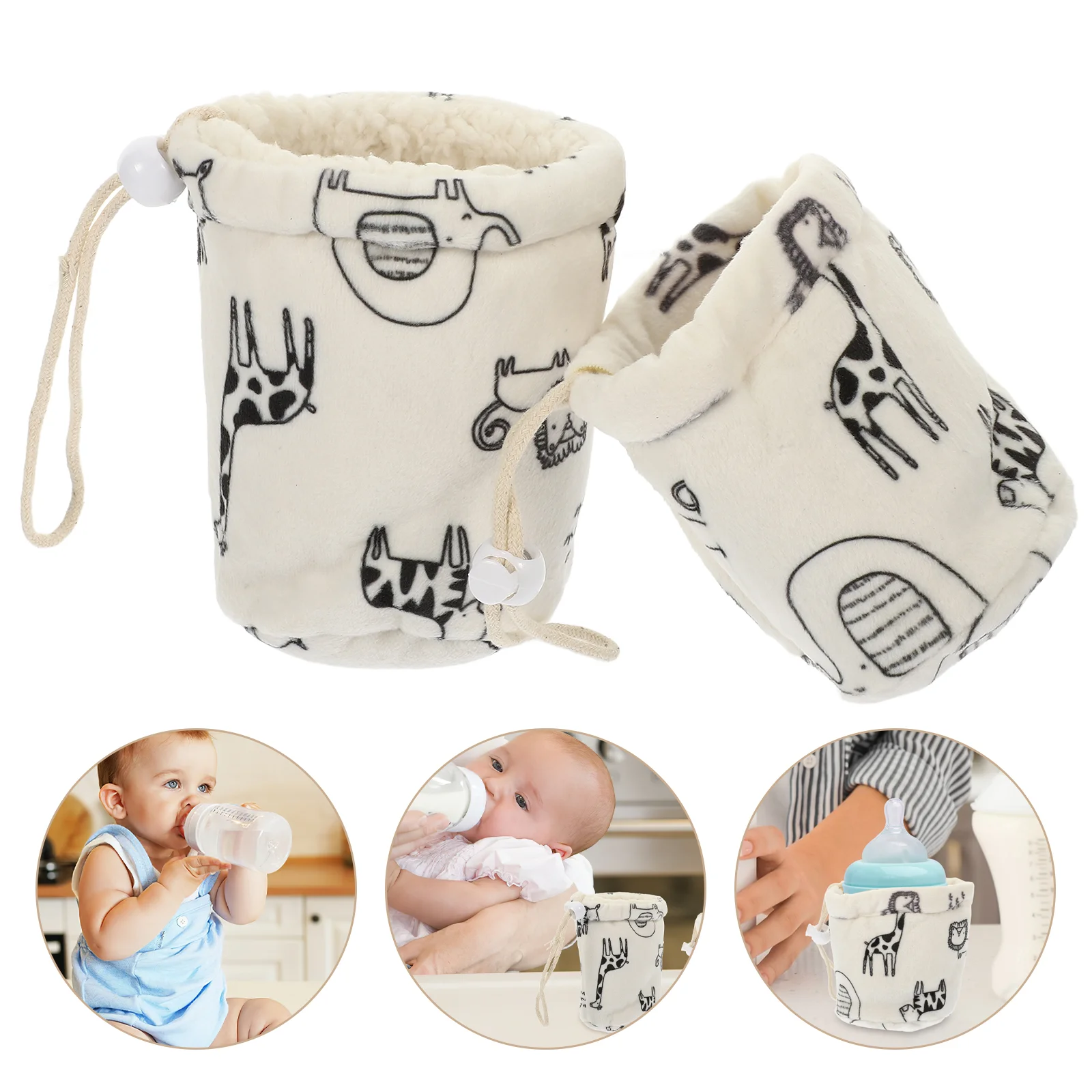 Baby Bottle Anti Drop Cover Lovely Sleeve Case Nursing Bag Creative Supply Adorable Bottles