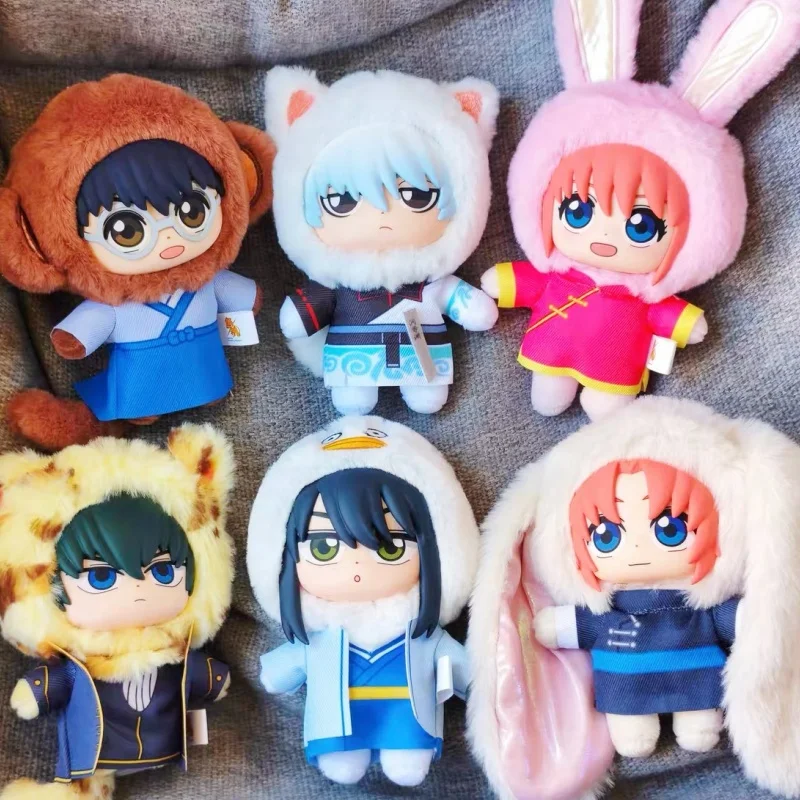 

EAKI Gintama Wanjuwu Series Vinyl Doll Blind Box Sakata Gintoki Shimura Shinpachi Kagawa Anime Peripherals Collection Toys Gifts
