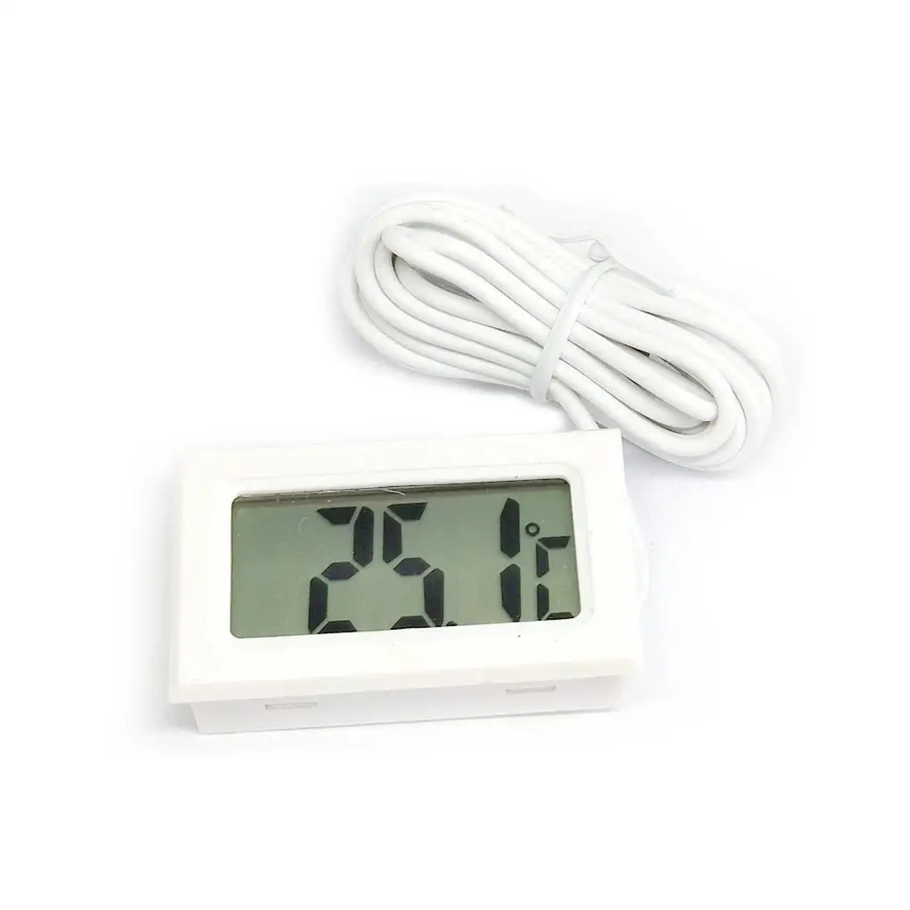 FY-10 Mini LCD Digital Thermometer Aquarium Car Water Bath Temperature Tester Detector Monitor Embedded Temperature Sensor