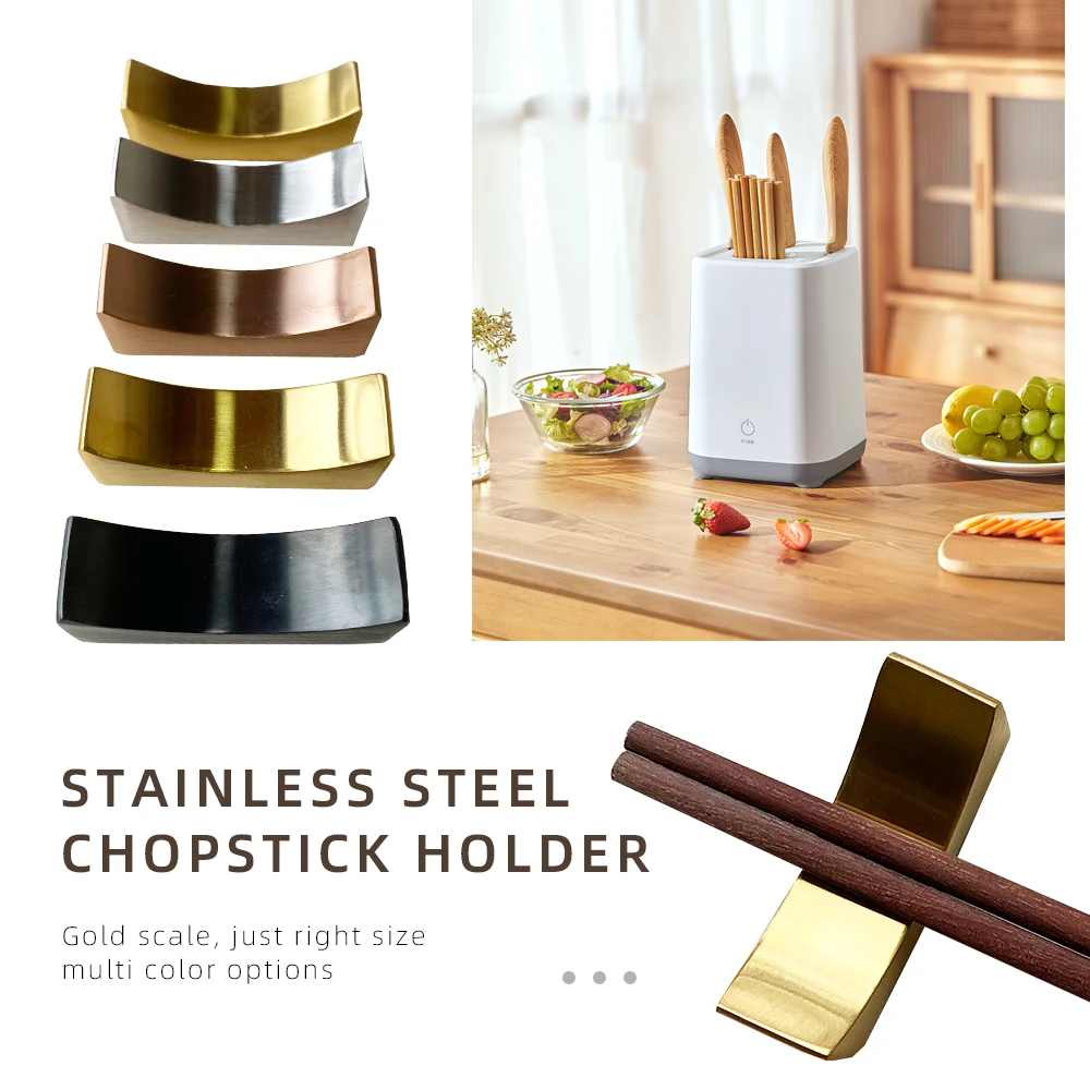 Creative Chopstocks Holder Set Ship Style Japanese Korea Food Chopsticks Fork Knif Stand  Dinning Tableware Clean Rest Decor