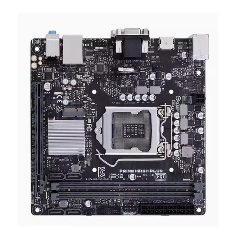 For ASUS PRIME H310I-PLUS R2.0 Motherboard H310 LGA 1151 DDR4 Mini-ITX Mainboard 100% Tested Fast Ship