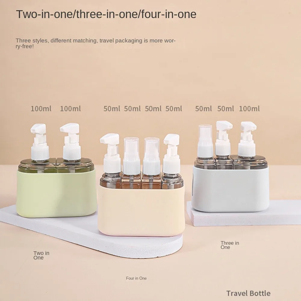 Cosmetic Container Travel Essentials Bottle Set, recipiente vazio, embalagem recarregável, pontos de loção