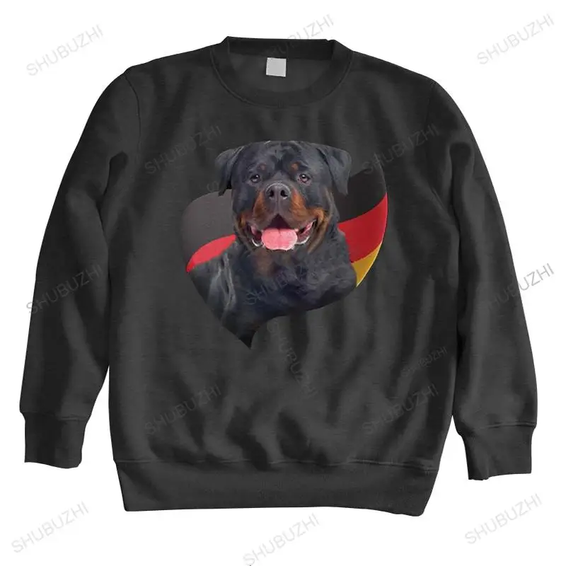 Trendy hoodies Men Rottweiler Metzgerhund hoodie long sleeve Cotton sweatshirt O-neck Graphic German Dog Lover sweatshirts