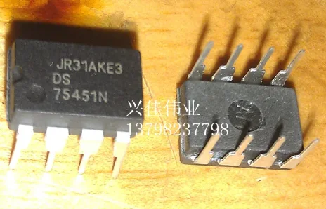 

10PCS New DS75451N 75451N DIP-8