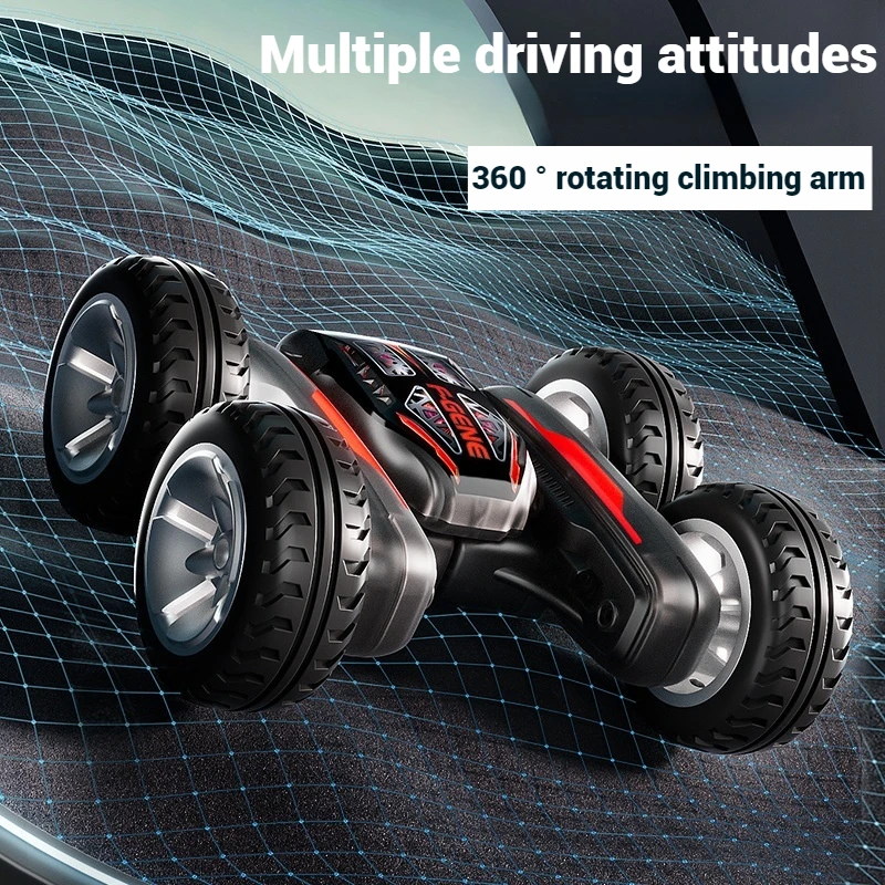 Double Pendulum Stunt Remote Control Car Flipping Flexible And Strong Swinging Force Climbing Stunt Car Rotating Flexibly