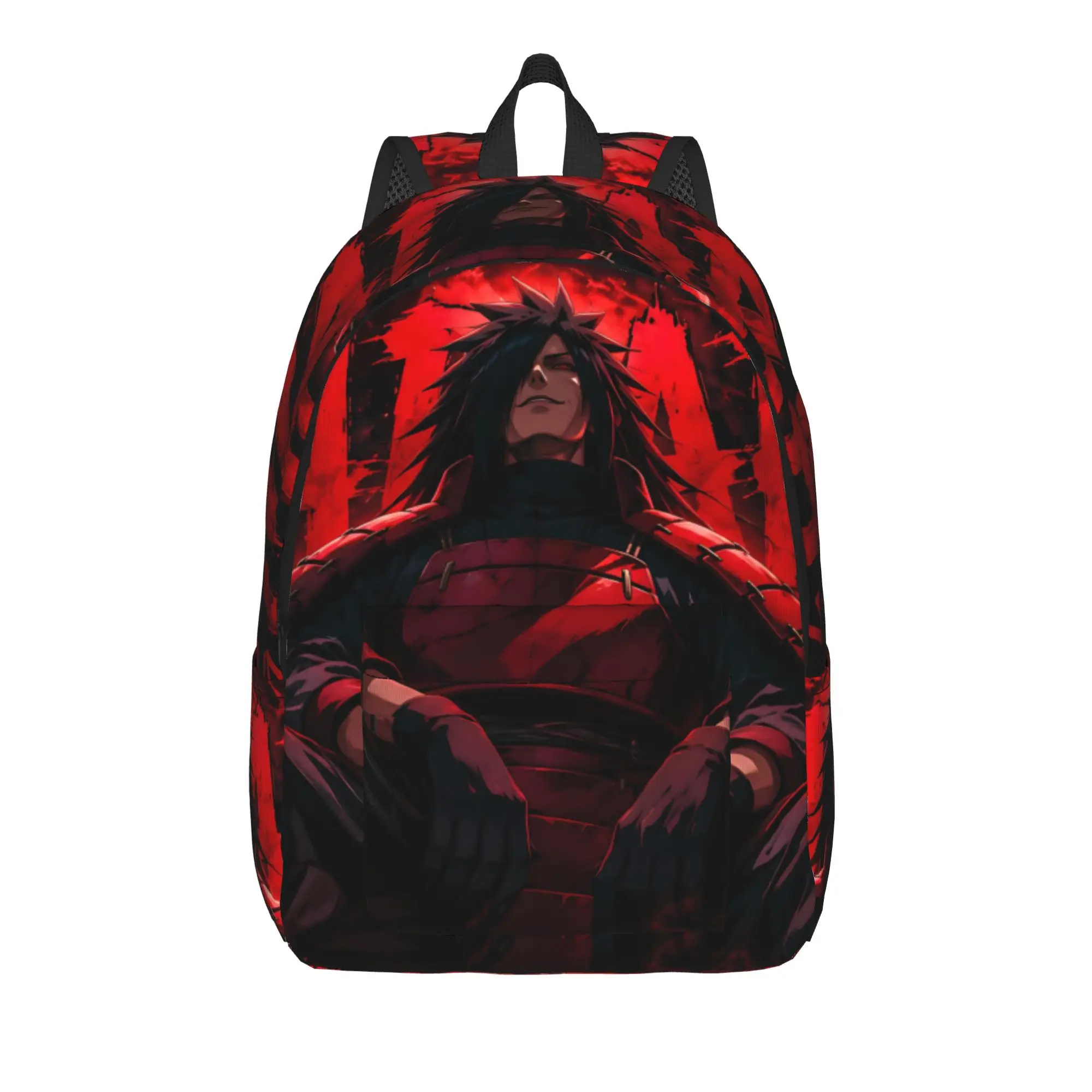 Fashion Naruto Anime Theme Backpack  Mochilas Adjustable Strap Office Work Sturdy Shoulder Rucksack