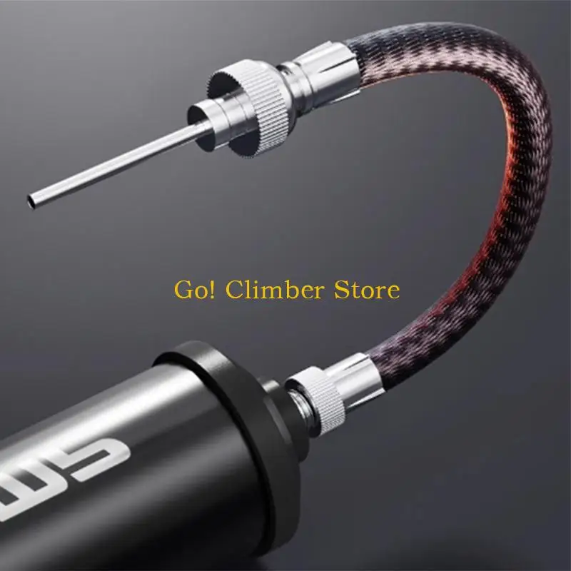 مضخات الهواء Q84C مضخات الدراجات الهوائية مع إبرة وخراطيم ومضخات يدوية فوهة #2