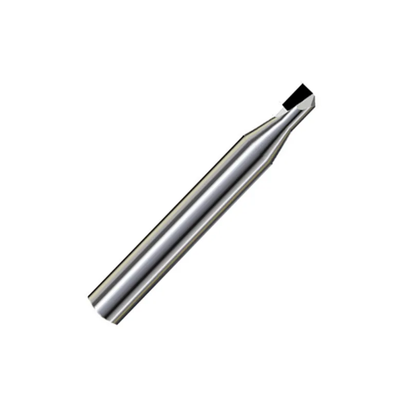 Imagem -03 - Pcd Carbon Fiber Milling Cutter Alloy Flat End Mill Flautas mm mm mm mm Fibra de Vidro Baquelite Machining Tool Material