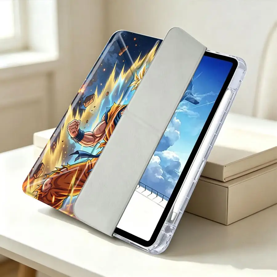 With Pen Slot Cover Tablet Case For Samsung Galaxy Tab S9 Plus S10 Lite S8 S7 FE A11 A8 A9 Plus Dragon Ball Z view 6