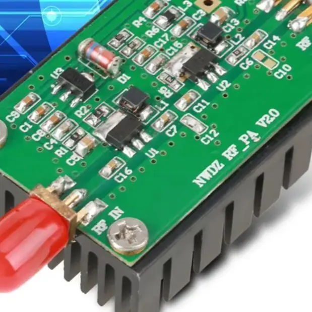 2MHZ-700MHZ 3W RF Power Board HF VHF UHF For FM For Ham Radio For Amateur Signal Gain 12V-15V 2MHZ-700MHZ 3W RF