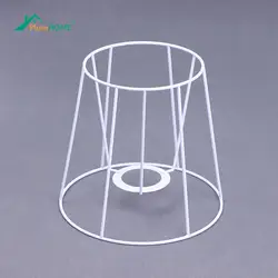 Lampshade Frame Replacement Iron Wire Lamp Cover DIY Ring Lamp Shade Supply