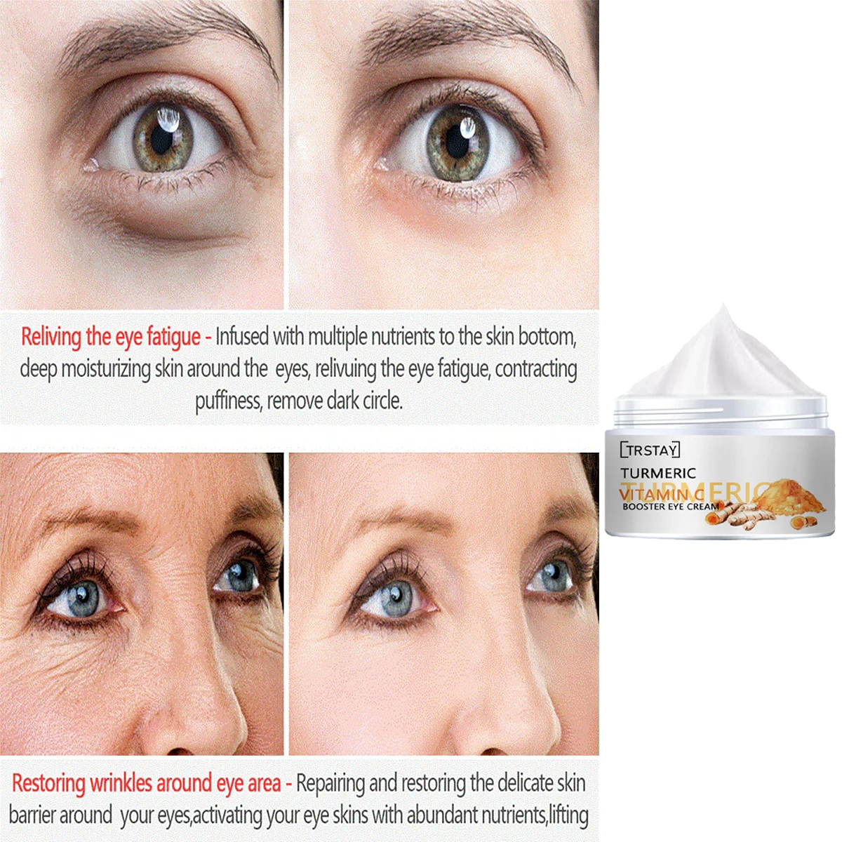 

TRSTAY TURMERIC VITAMIN BOOSTER EYE CREAM