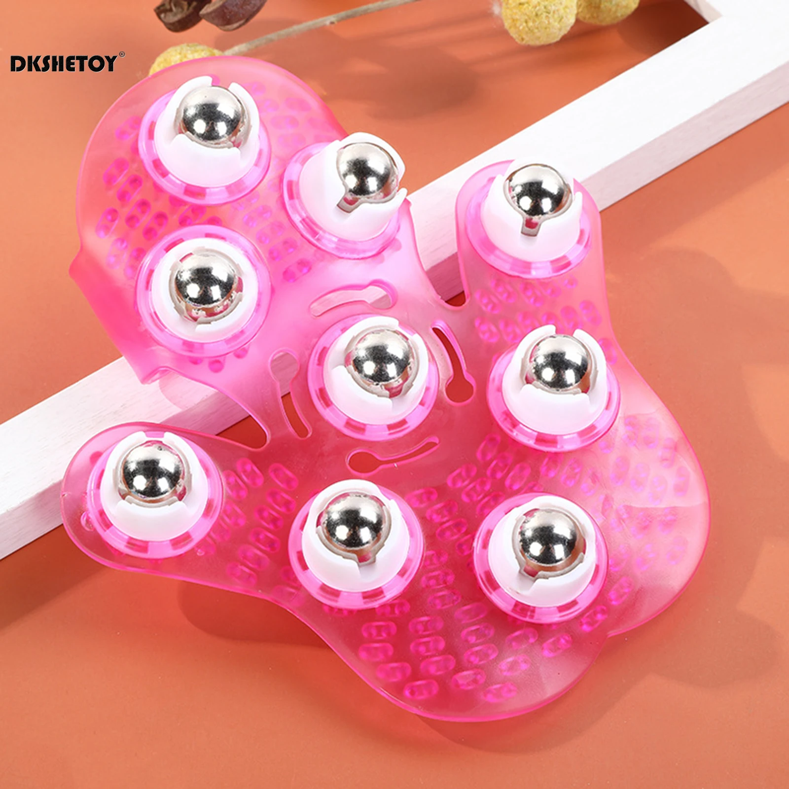 Massage Ball Gloves Palm Shaped Massager For Neck Back Shoulder Buttocks Massage Glove Face Lift Tools Roller Balls