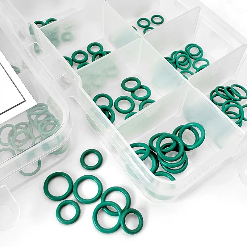 FKM Vitons Rubber O Ring Kit CS1/1.5mm Wear Resistance Insulation Corrosion Resistant Heat Faucet Plumbing Automotive Gasket