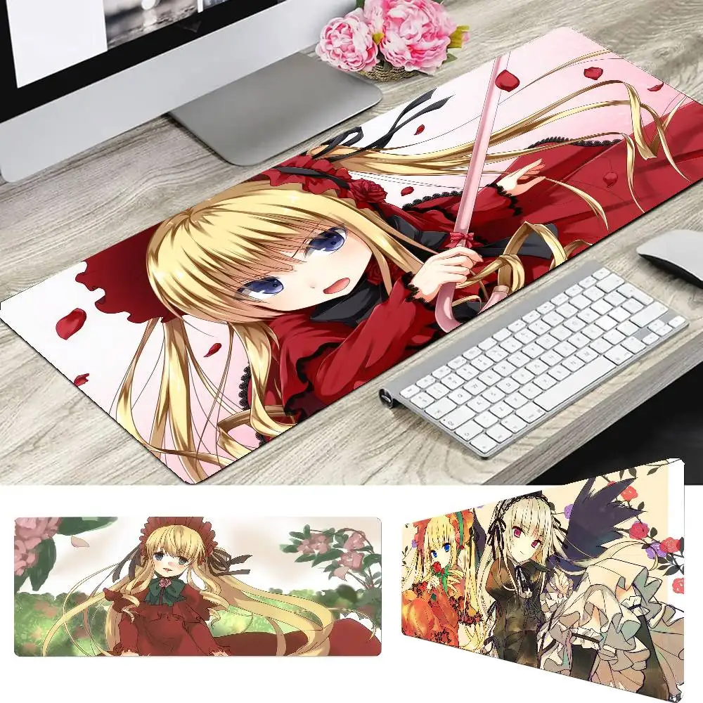 Shinku Anime R-Rozen M-Maiden Mousepad Non-slip Suitable For Office Computers Laptops E-sports Game Desk Mats XXL Keyboard