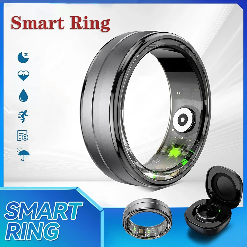 

Умные кольца для пар, мужские и женские колеса на палец, подарок, водонепроницаемый 50-метровый трекер сна, электронные устройства, монитор для Xiaomi IOS